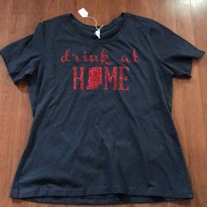 Drink at home tee